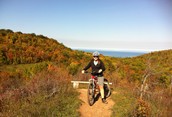 Mountain Biking with a view