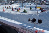 Snowmobile racing 