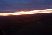 Sunset flight