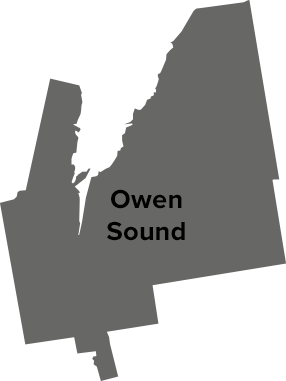 Owen Sound map