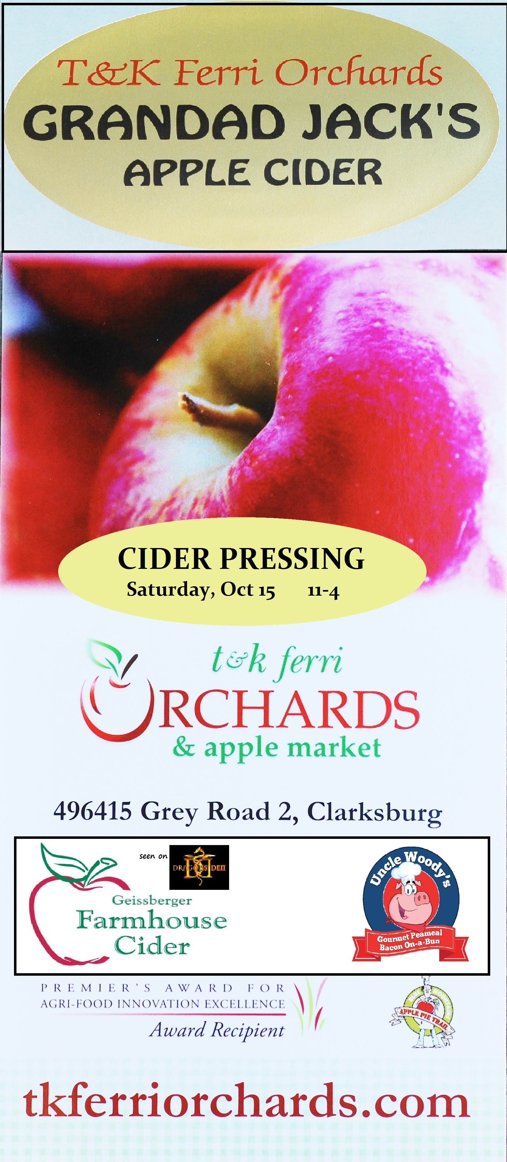 BruceGreySimcoe Grandad Jack's Cider Pressing