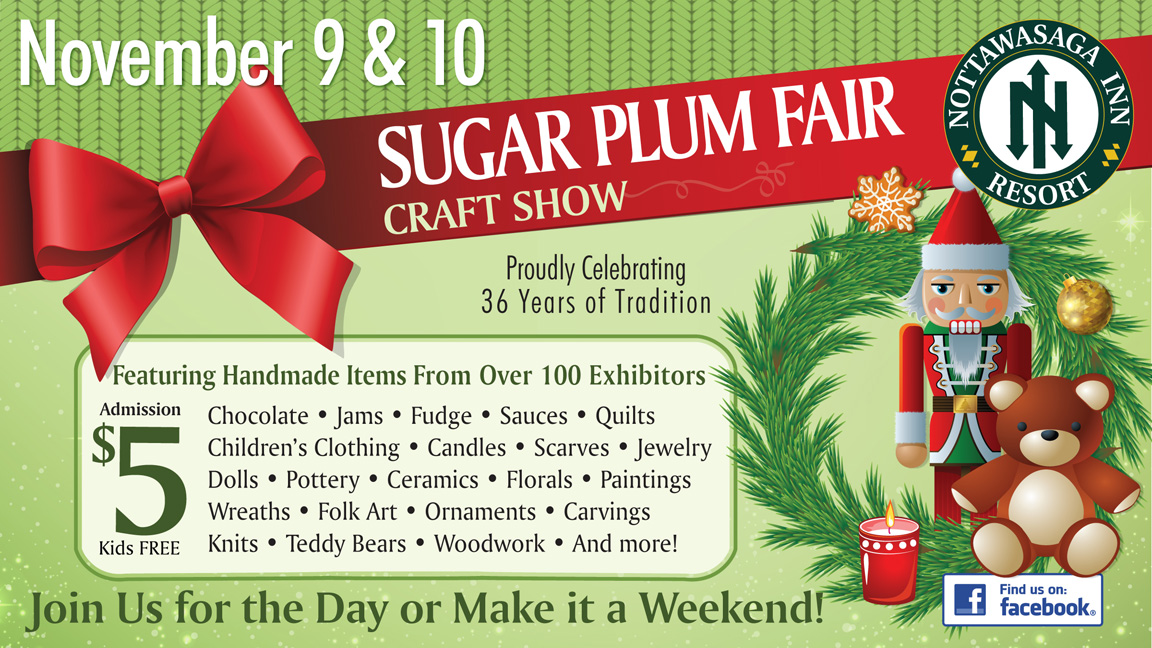 BruceGreySimcoe 36th Annual Sugar Plum Fair Craft Show