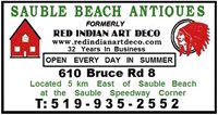 Sauble Beach Antiques 6th Annual Summer Antique 4 Day Show & Sale