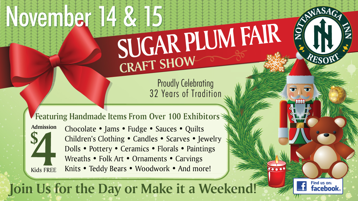 BruceGreySimcoe 32nd Annual Sugar Plum Fair Craft Show